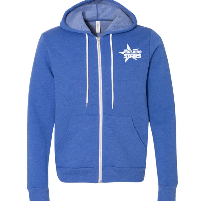 Bella+Canvas 7-oz Full-Zip Hooded Sweatshirt - Screen