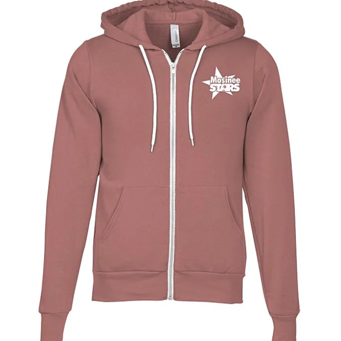 Bella+Canvas 7-oz Full-Zip Hooded Sweatshirt - Screen