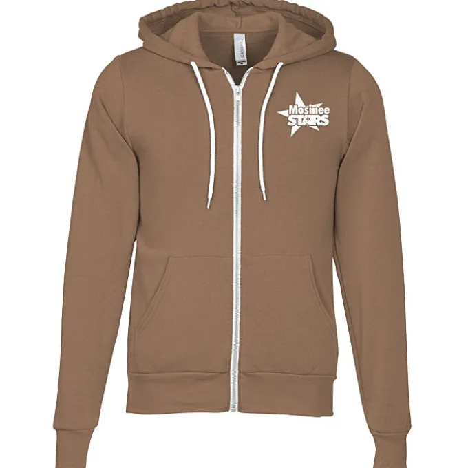 Bella+Canvas 7-oz Full-Zip Hooded Sweatshirt - Screen
