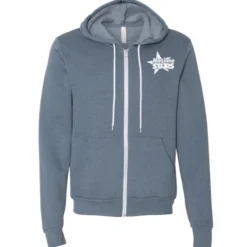 Bella+Canvas 7-oz Full-Zip Hooded Sweatshirt - Screen