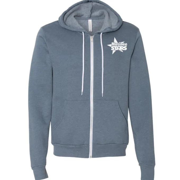 Bella+Canvas 7-oz Full-Zip Hooded Sweatshirt - Screen