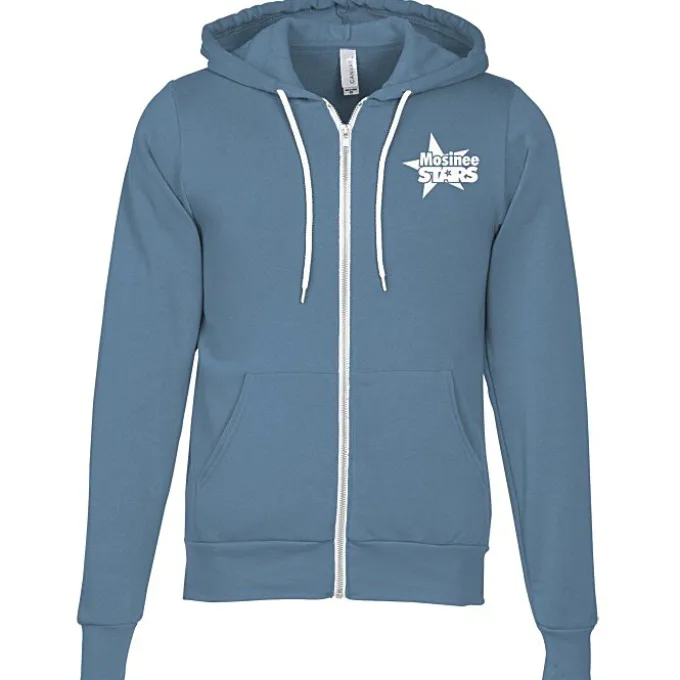 Bella+Canvas 7-oz Full-Zip Hooded Sweatshirt - Screen