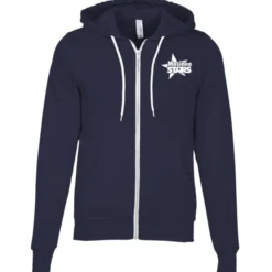 Bella+Canvas 7-oz Full-Zip Hooded Sweatshirt - Screen