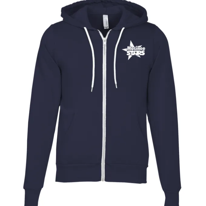Bella+Canvas 7-oz Full-Zip Hooded Sweatshirt - Screen