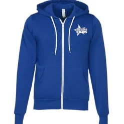 Bella+Canvas 7-oz Full-Zip Hooded Sweatshirt - Screen