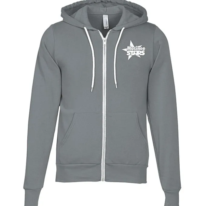 Bella+Canvas 7-oz Full-Zip Hooded Sweatshirt - Screen
