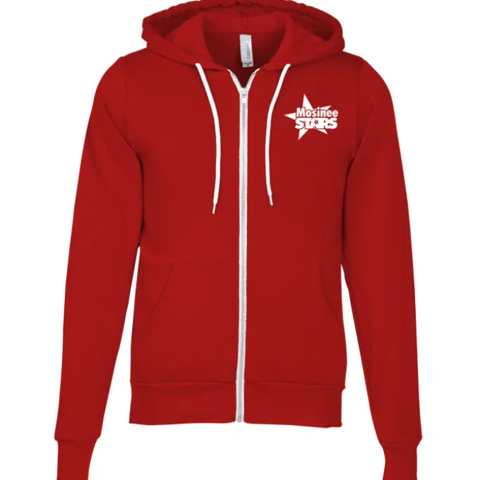 Bella+Canvas 7-oz Full-Zip Hooded Sweatshirt - Screen