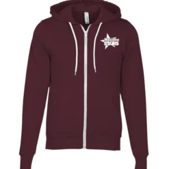 Bella+Canvas 7-oz Full-Zip Hooded Sweatshirt - Screen