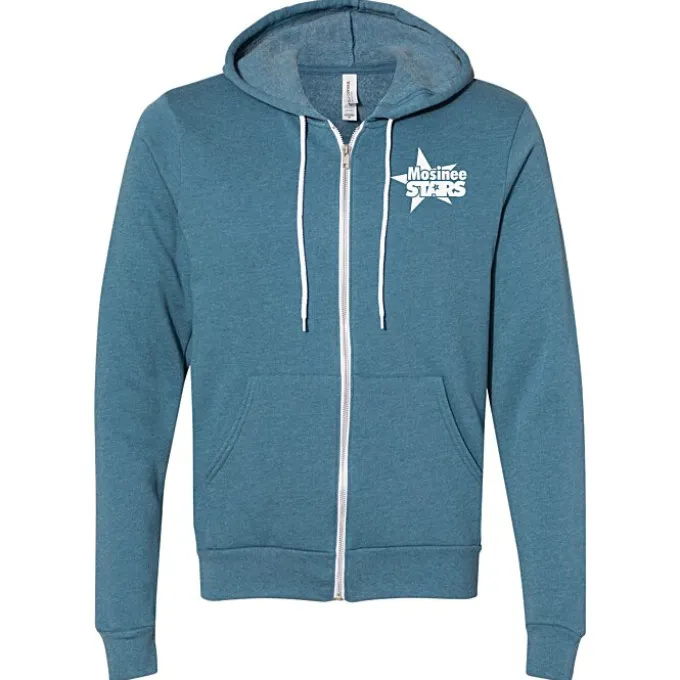 Bella+Canvas 7-oz Full-Zip Hooded Sweatshirt - Screen