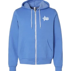 Bella+Canvas 7-oz Full-Zip Hooded Sweatshirt - Screen