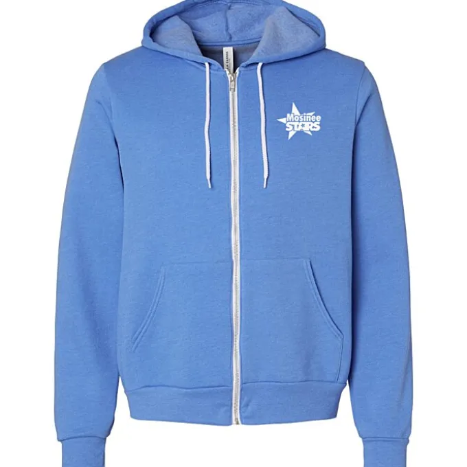 Bella+Canvas 7-oz Full-Zip Hooded Sweatshirt - Screen