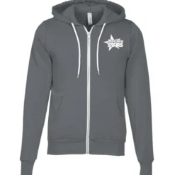 Bella+Canvas 7-oz Full-Zip Hooded Sweatshirt - Screen
