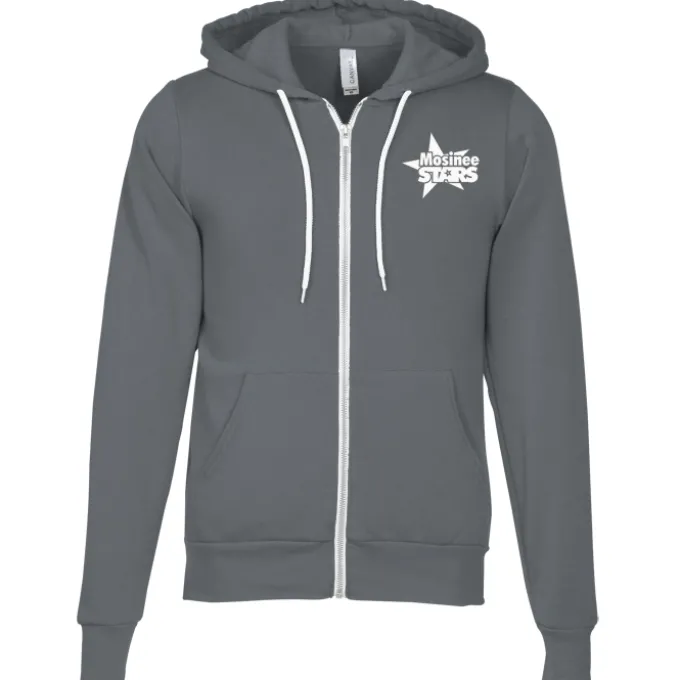 Bella+Canvas 7-oz Full-Zip Hooded Sweatshirt - Screen