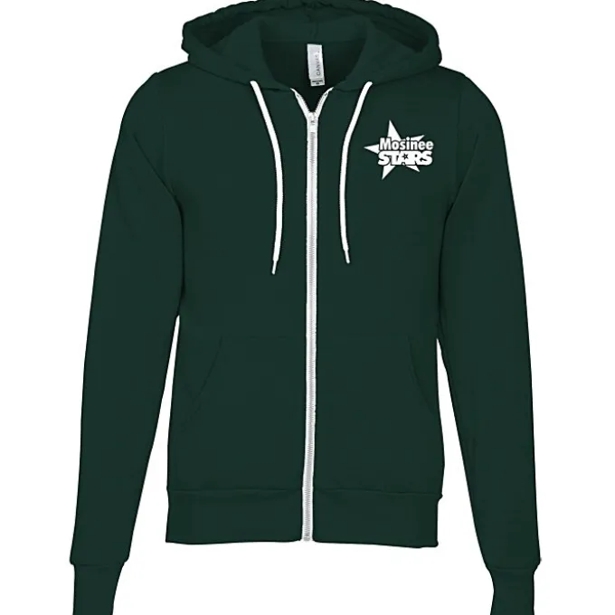 Bella+Canvas 7-oz Full-Zip Hooded Sweatshirt - Screen