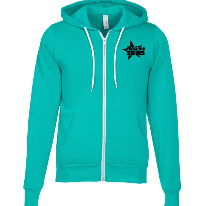 Bella+Canvas 7-oz Full-Zip Hooded Sweatshirt - Screen