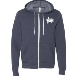 Bella+Canvas 7-oz Full-Zip Hooded Sweatshirt - Screen