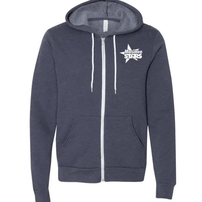 Bella+Canvas 7-oz Full-Zip Hooded Sweatshirt - Screen