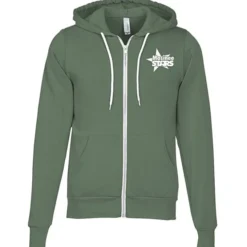 Bella+Canvas 7-oz Full-Zip Hooded Sweatshirt - Screen