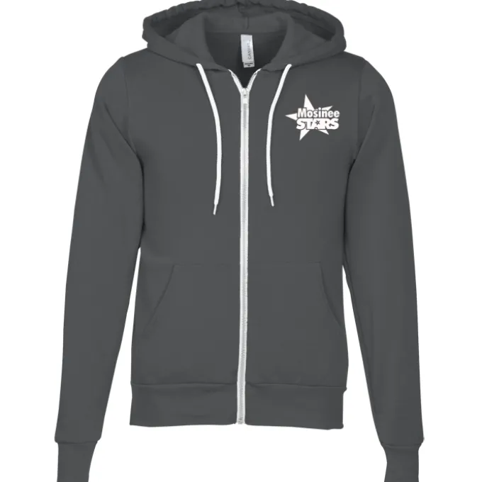 Bella+Canvas 7-oz Full-Zip Hooded Sweatshirt - Screen