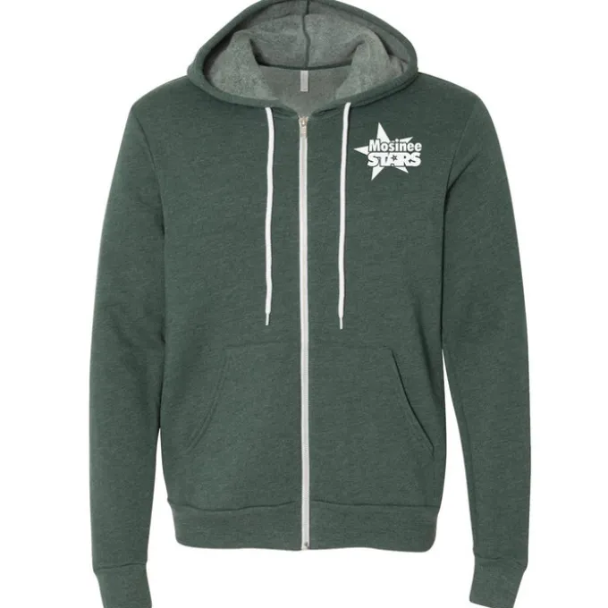 Bella+Canvas 7-oz Full-Zip Hooded Sweatshirt - Screen