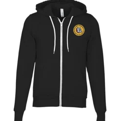 Bella+Canvas 7-oz Full-Zip Hooded Sweatshirt - Embroidered