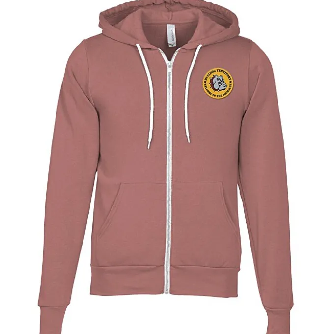 Bella+Canvas 7-oz Full-Zip Hooded Sweatshirt - Embroidered