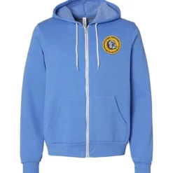 Bella+Canvas 7-oz Full-Zip Hooded Sweatshirt - Embroidered