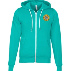 Bella+Canvas 7-oz Full-Zip Hooded Sweatshirt - Embroidered