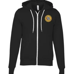 Bella+Canvas 7-oz Full-Zip Hooded Sweatshirt - Embroidered