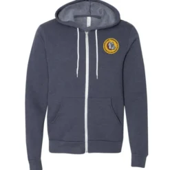 Bella+Canvas 7-oz Full-Zip Hooded Sweatshirt - Embroidered