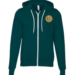 Bella+Canvas 7-oz Full-Zip Hooded Sweatshirt - Embroidered