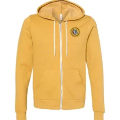 Bella+Canvas 7-oz Full-Zip Hooded Sweatshirt - Embroidered