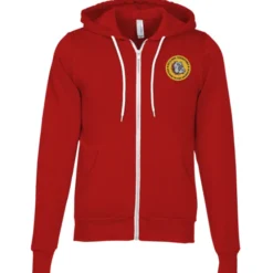Bella+Canvas 7-oz Full-Zip Hooded Sweatshirt - Embroidered