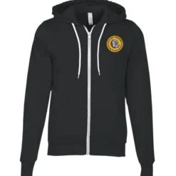 Bella+Canvas 7-oz Full-Zip Hooded Sweatshirt - Embroidered