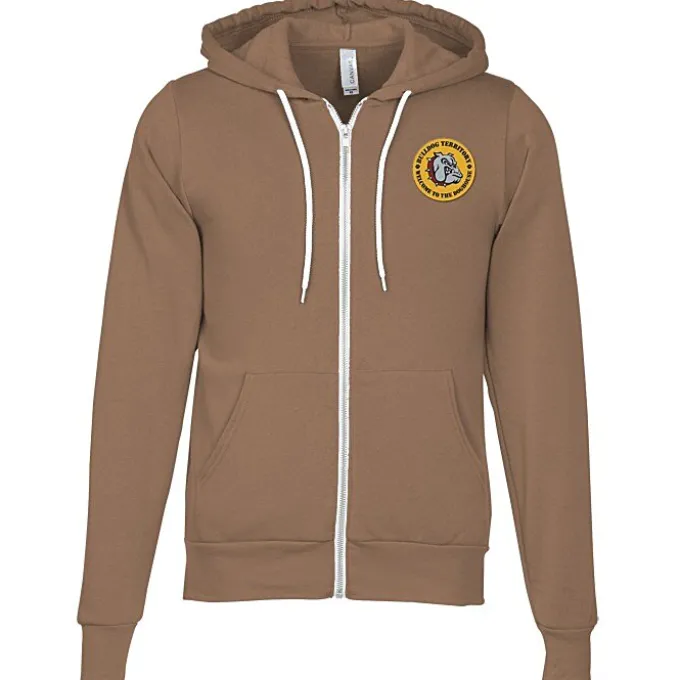 Bella+Canvas 7-oz Full-Zip Hooded Sweatshirt - Embroidered