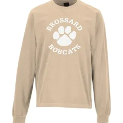 Bella+Canvas 6.5-oz Heavyweight Garment-Dyed Long Sleeve T-Shirt - Screen