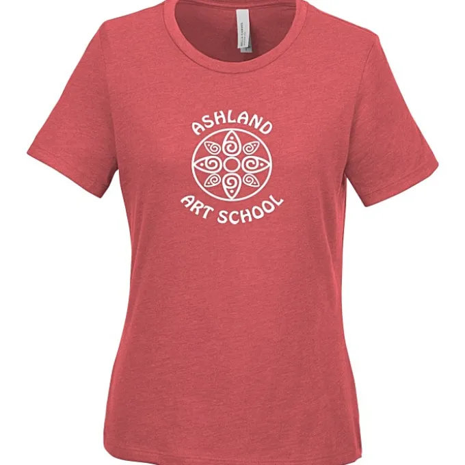 Bella+Canvas Relaxed Crewneck T-Shirt - Ladies' - Heathers - Screen