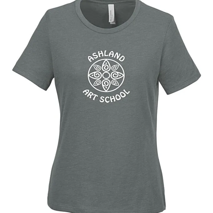 Bella+Canvas Relaxed Crewneck T-Shirt - Ladies' - Heathers - Screen