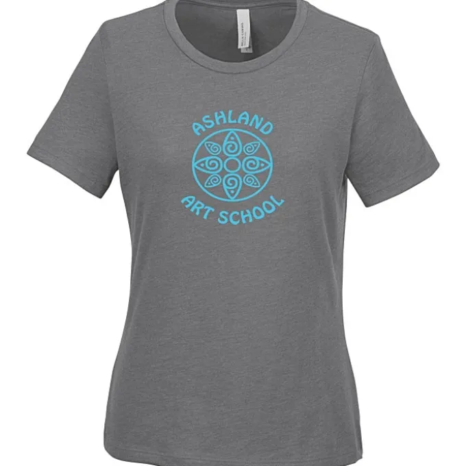 Bella+Canvas Relaxed Crewneck T-Shirt - Ladies' - Heathers - Screen
