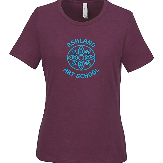 Bella+Canvas Relaxed Crewneck T-Shirt - Ladies' - Heathers - Screen