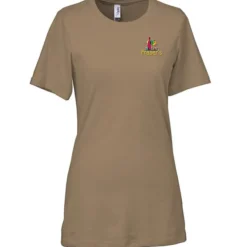 Bella+Canvas Relaxed Crewneck T-Shirt - Ladies’ - Embroidered