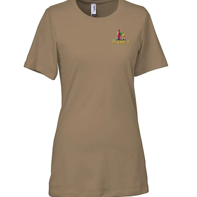 Bella+Canvas Relaxed Crewneck T-Shirt - Ladies’ - Embroidered