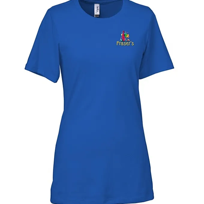 Bella+Canvas Relaxed Crewneck T-Shirt - Ladies’ - Embroidered
