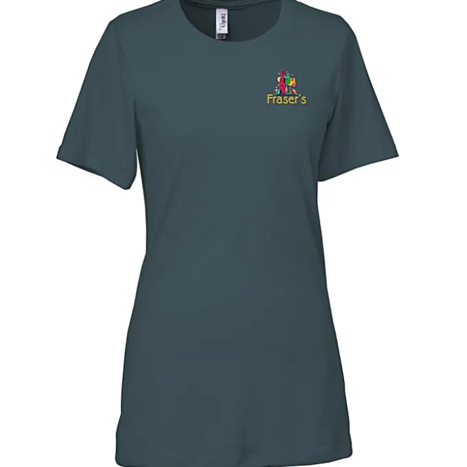 Bella+Canvas Relaxed Crewneck T-Shirt - Ladies’ - Embroidered