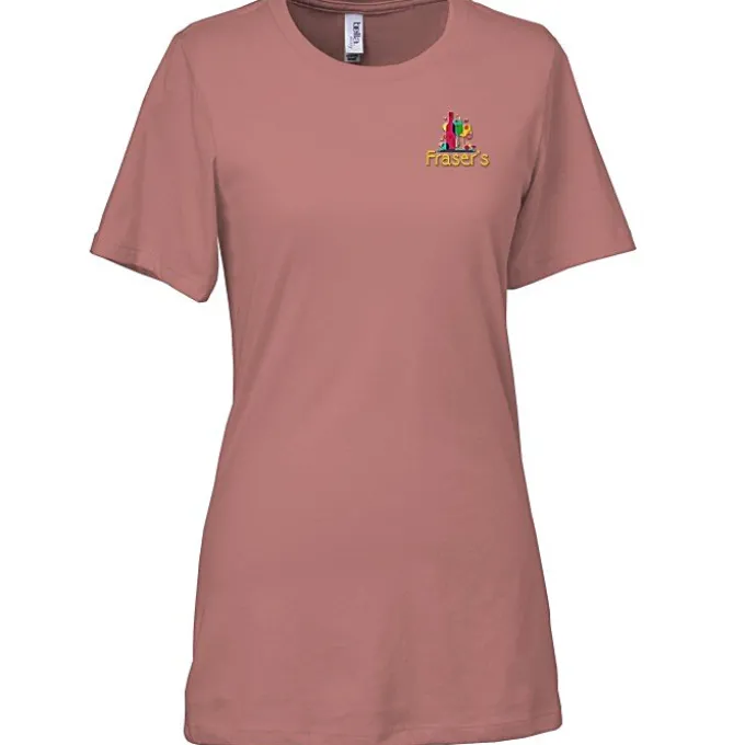 Bella+Canvas Relaxed Crewneck T-Shirt - Ladies’ - Embroidered