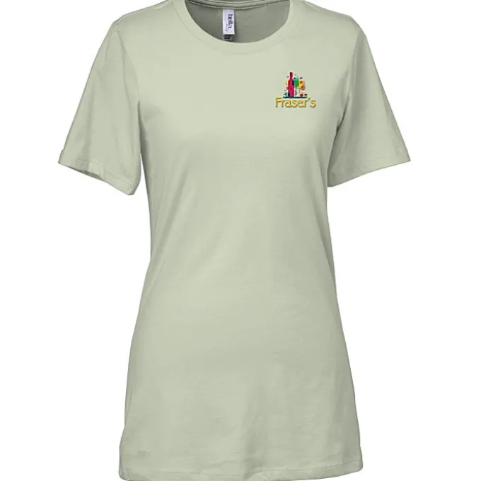 Bella+Canvas Relaxed Crewneck T-Shirt - Ladies’ - Embroidered