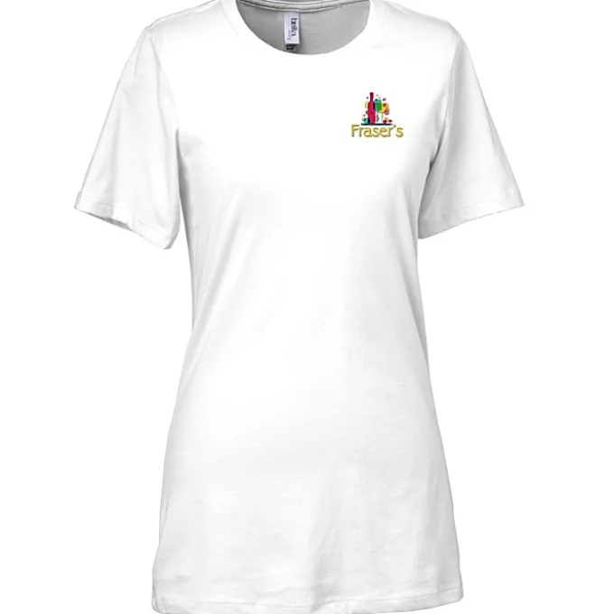 Bella+Canvas Relaxed Crewneck T-Shirt - Ladies’ - Embroidered