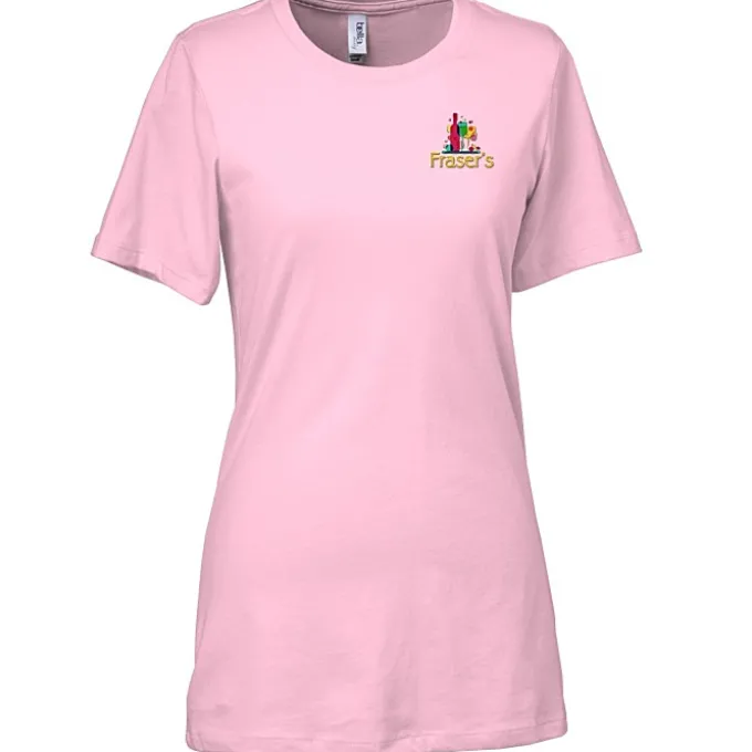 Bella+Canvas Relaxed Crewneck T-Shirt - Ladies’ - Embroidered
