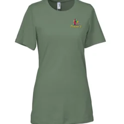 Bella+Canvas Relaxed Crewneck T-Shirt - Ladies’ - Embroidered