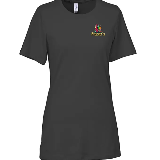 Bella+Canvas Relaxed Crewneck T-Shirt - Ladies’ - Embroidered